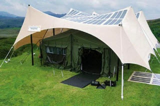 Фотоэлектрическая палатка